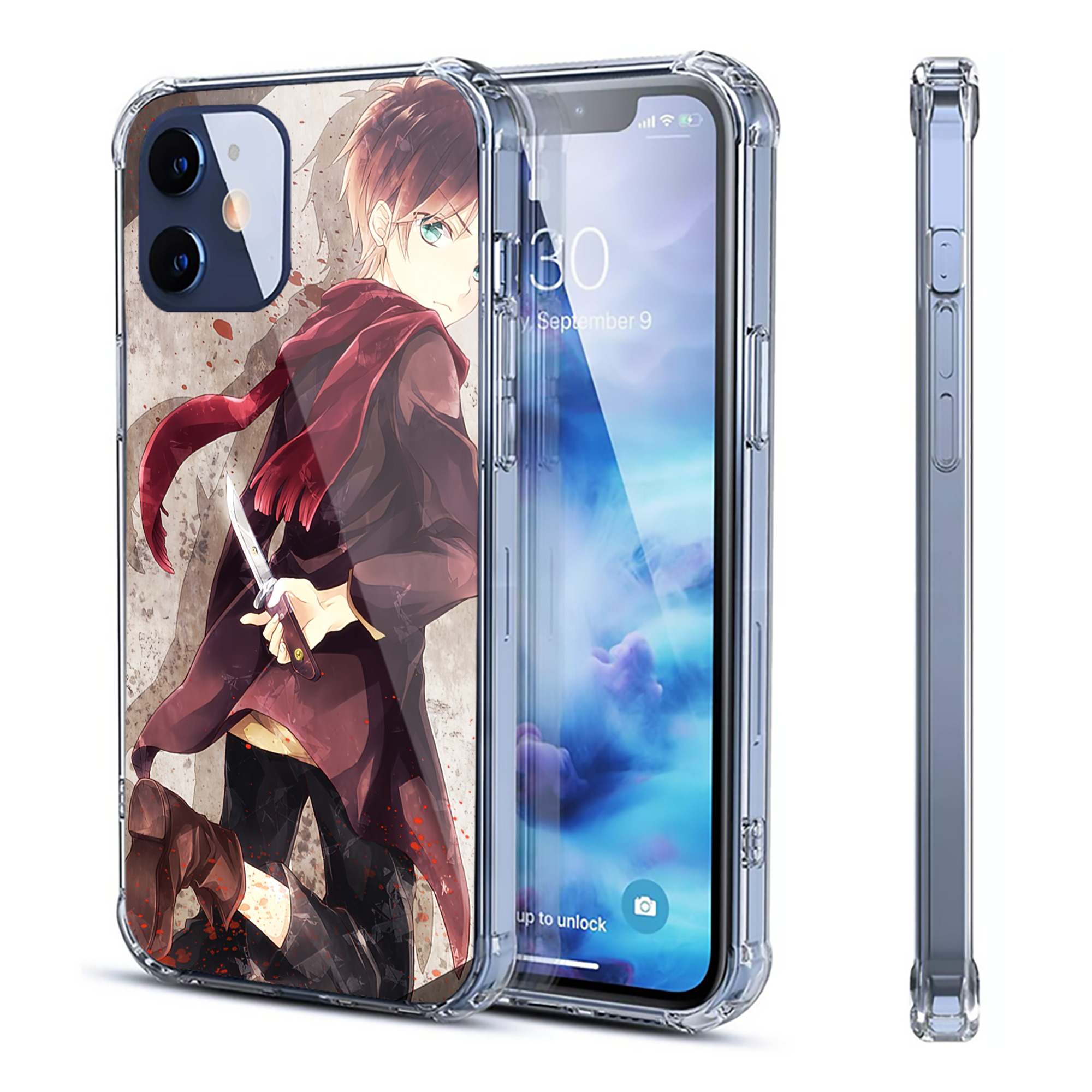 （画像用） 進撃の巨人 Attack on Titan 【iPhone 12シリーズ対応】透明スマホケース（クリアソフトケース）